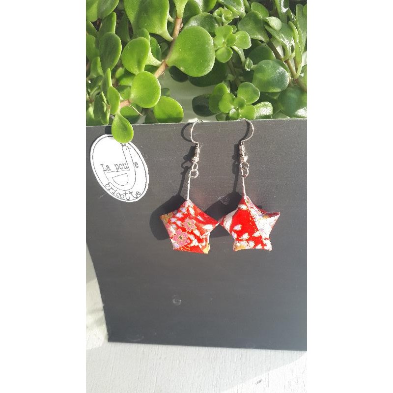 Boucles d'oreilles Etoile