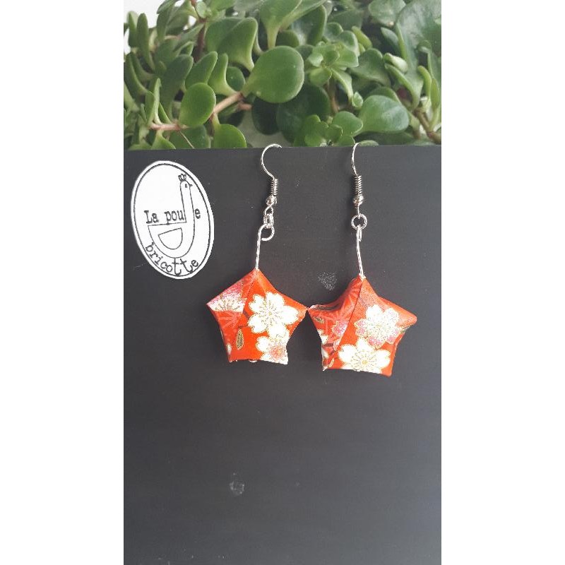 Boucles d'oreilles Etoile