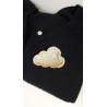 Broche pailletée dorée Nuage