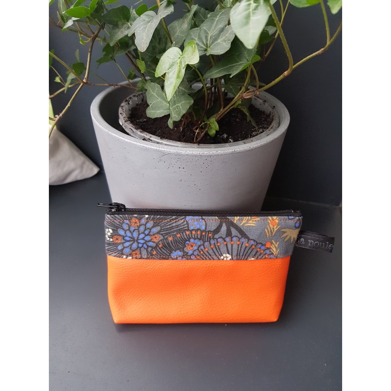 Petite Pochette Tissus et Simili cuir