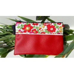 Pochette Liberty et Simili cuir