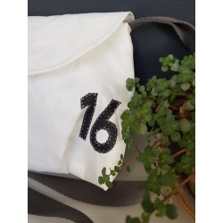 Sac en voile blanc 16